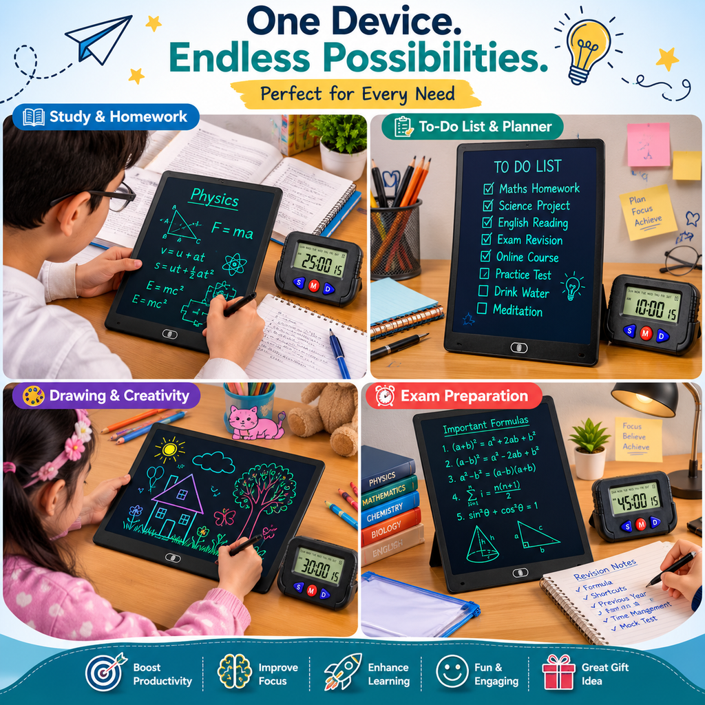12-inch Large LCD Writing Tablet for Kids & Adults