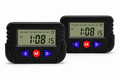 COMBO PACK Digital Dashboard Stopwatch Timer - Compact Car Clock with LCD Display